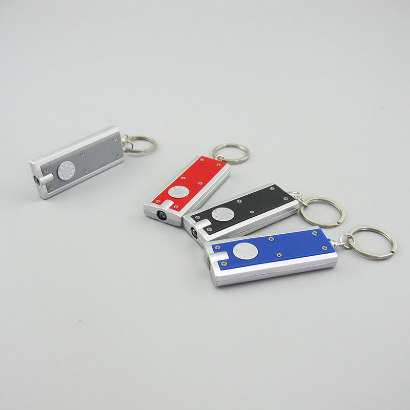 the cheapest led flashlight led keychain light led flashing keychain for promotion