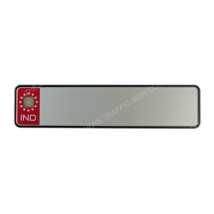 Cheap custom reflective license plates number plate blank metal car plate