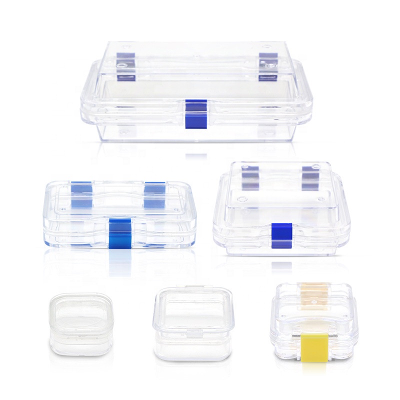 Denture teeth aligner case retainer box with round mirror case