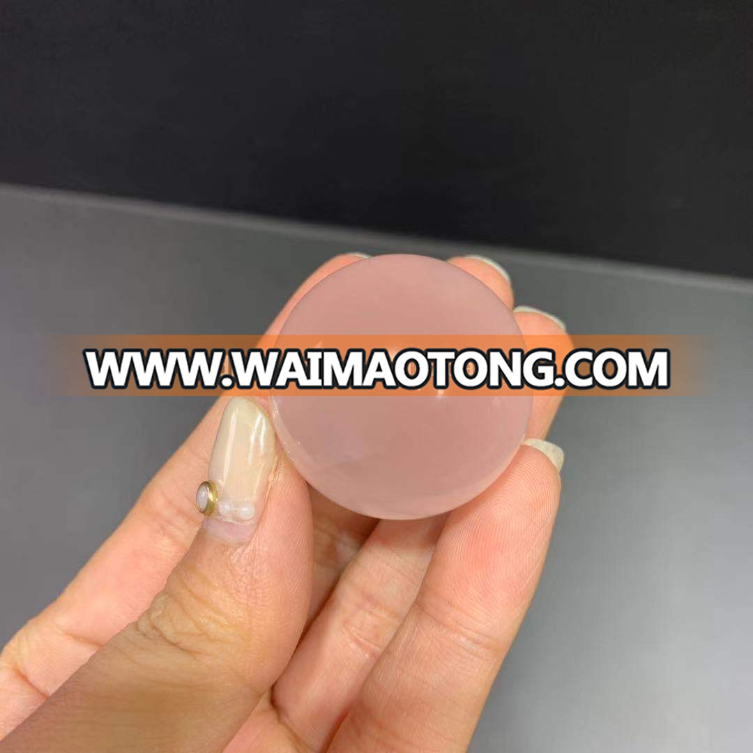 wholesale beautiful natural rose quartz crystal egg sphere massage pink crystal ball for decoration