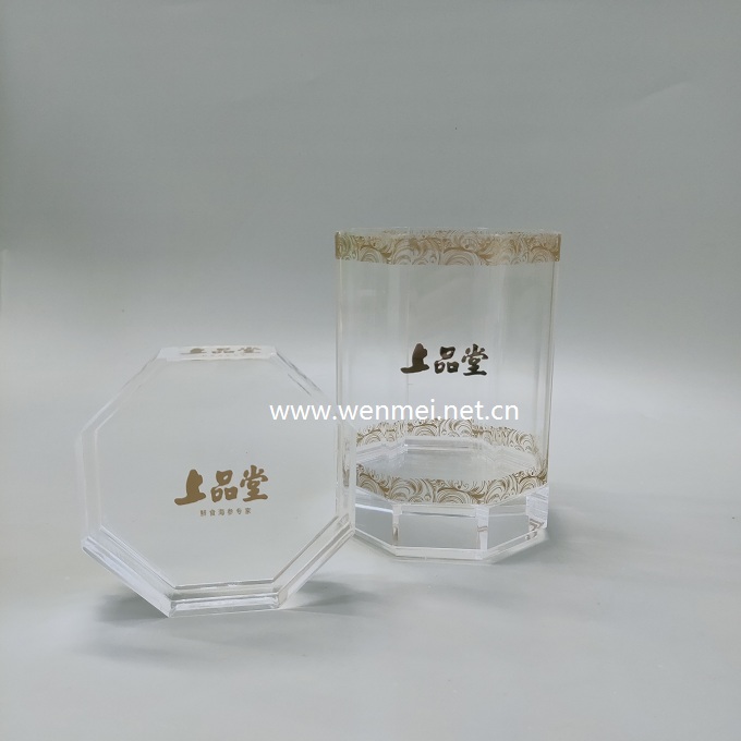 Luxury Custom Acrylic Bird's Nest Packing Box/Display Box/Plexiglass Food Storage Box