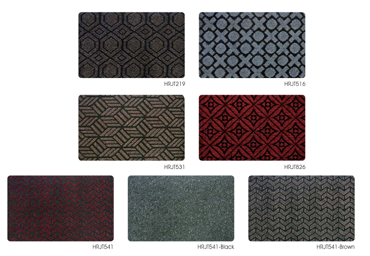 100% polyester Material  anti slip rubber outdoor carpet