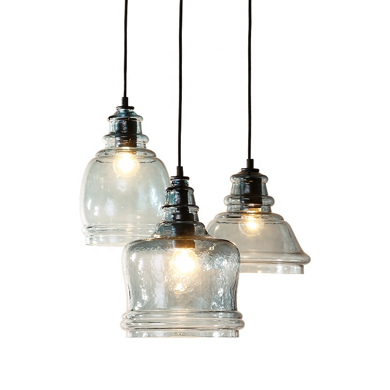 Hot sellers Paxton 3-Light glass pendant light, modern dining room lamp