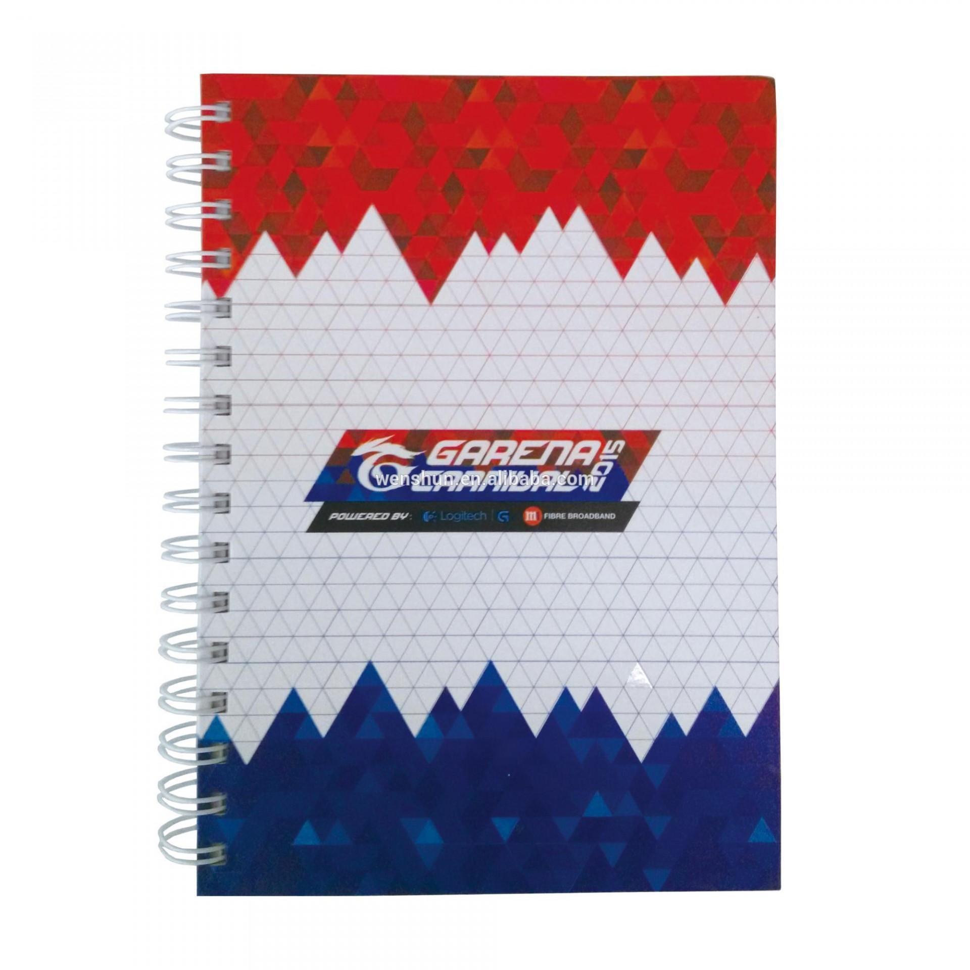 Wholesale 4 Color Printing 5x7 Spiral Hardcover Sublimation Notebook