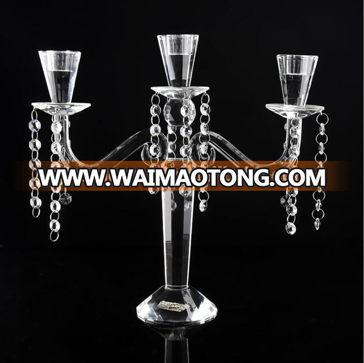 3 arms large tall wedding crystal candelabra for wedding centerpiece crystal candelabras for sale used