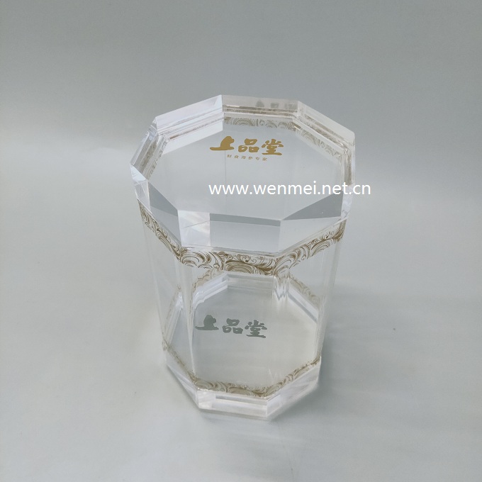 Luxury Custom Acrylic Bird's Nest Packing Box/Display Box/Plexiglass Food Storage Box