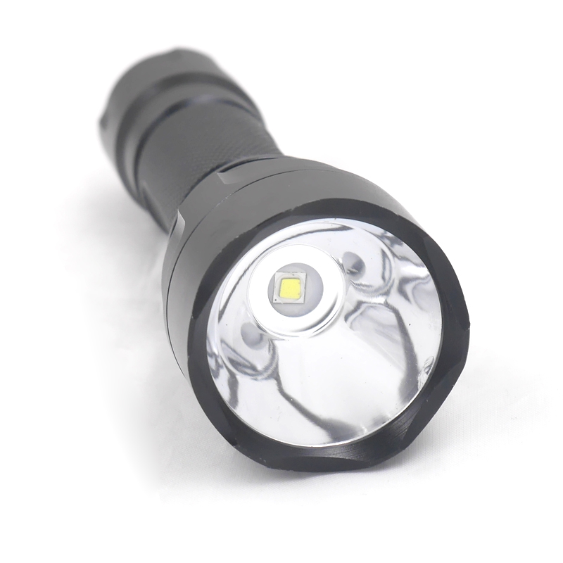 Single mode C2 XM-L2 U3 led 18650 powerful led rechargeable flashlight torch camping light