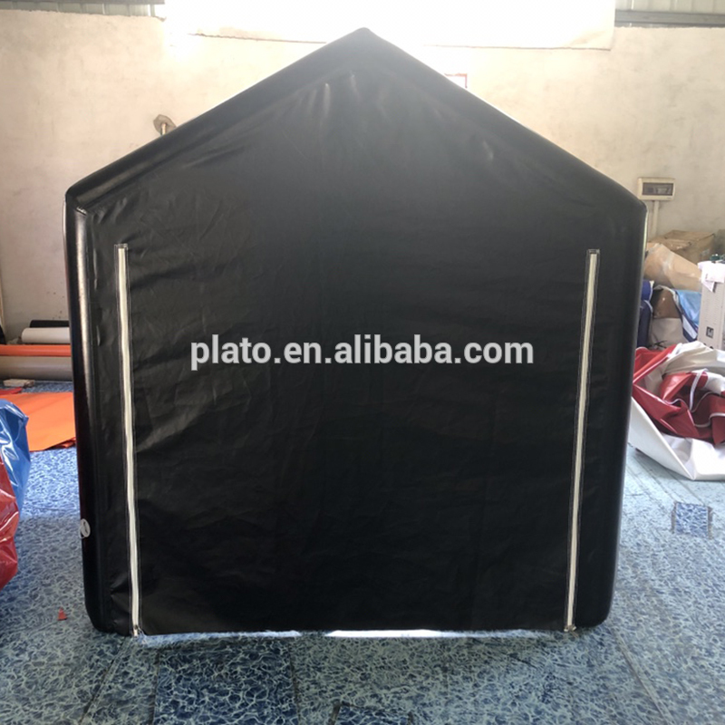 Small Size 2m Black Custom Inflatable Car Spray Booth Paint Booth Baking Booth