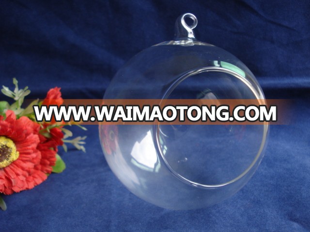 MH-K007 delicate glass empty ball for wedding /party decoration