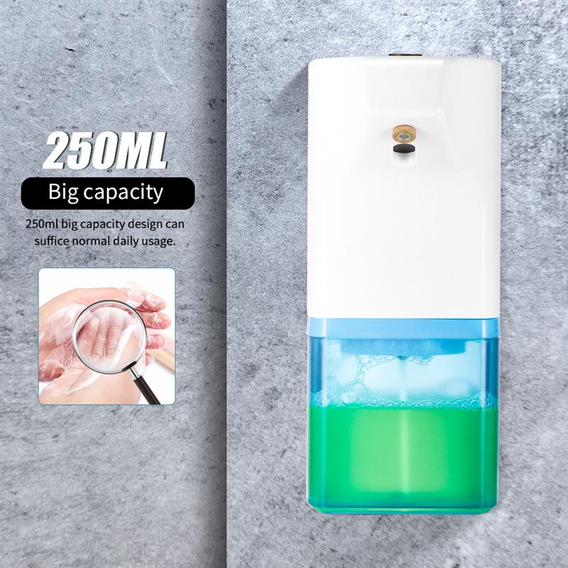 Hot Sell Touchless Hand Sanitizer Alcohol Disinfection Auto foaming Soap Dispenser Wall Mounted Sensor For  School Home