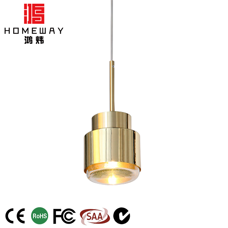 Factory Sale Contemporary European Style Luxury Bar Glass Pendant Lamp