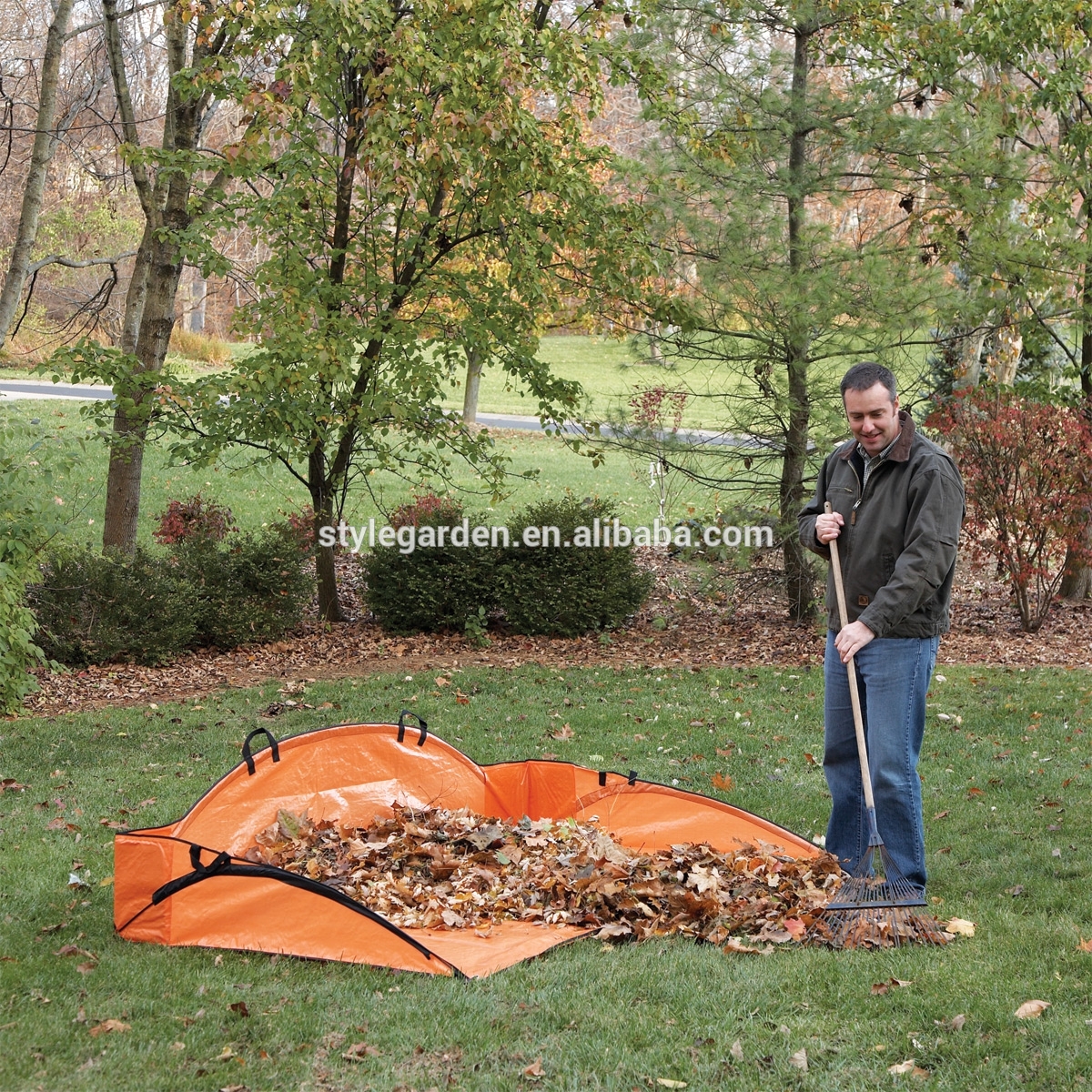 Lawn garden easy leaf collector handler