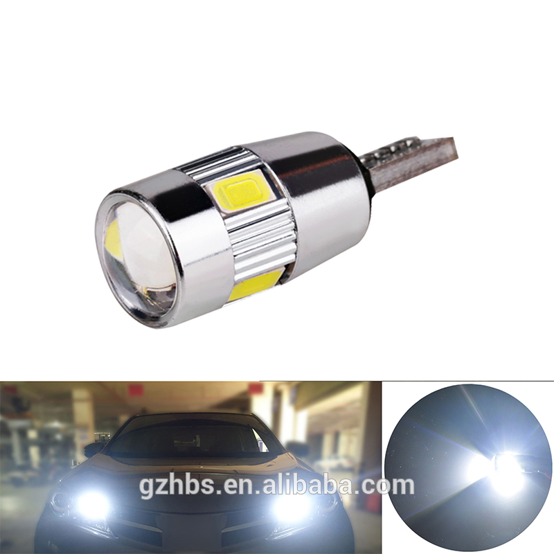 Hotselling super bright t10 bulb t10 5w5 canbus car led auto bulb