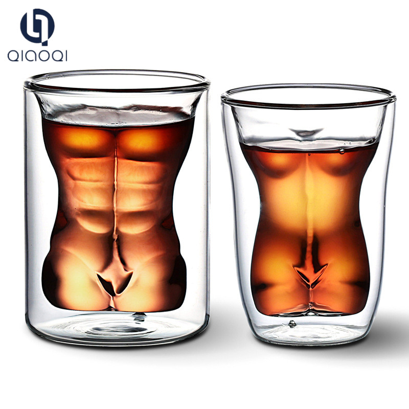 OEM wholesale high quality 80ml 150ml 450ml tall borosilicate double wall layer glass cup for tea