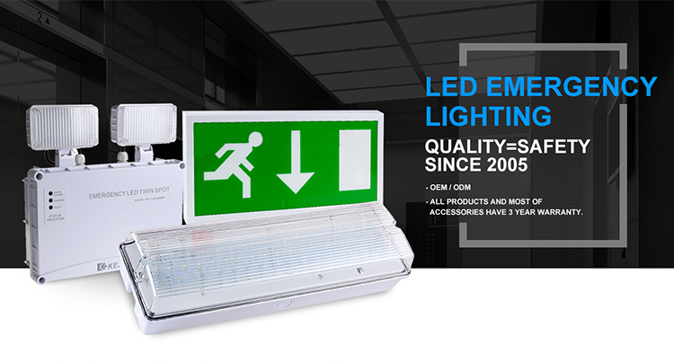 ESP3W CE,RoHS LED 3W maintained emergency recessed spot light