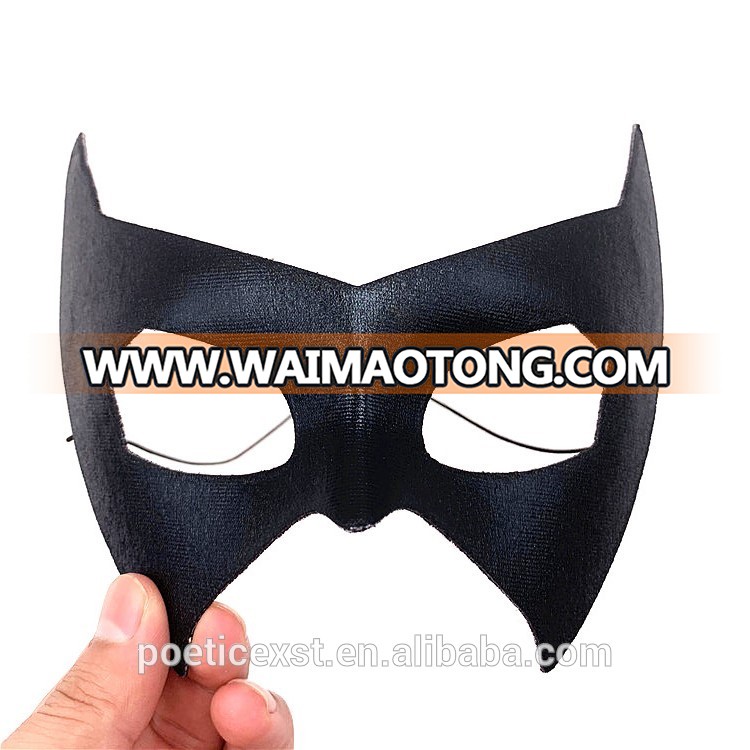 PoeticExst 6 designs Soft Plastic Mask Black Color Men and Women Masquerade Party Masks