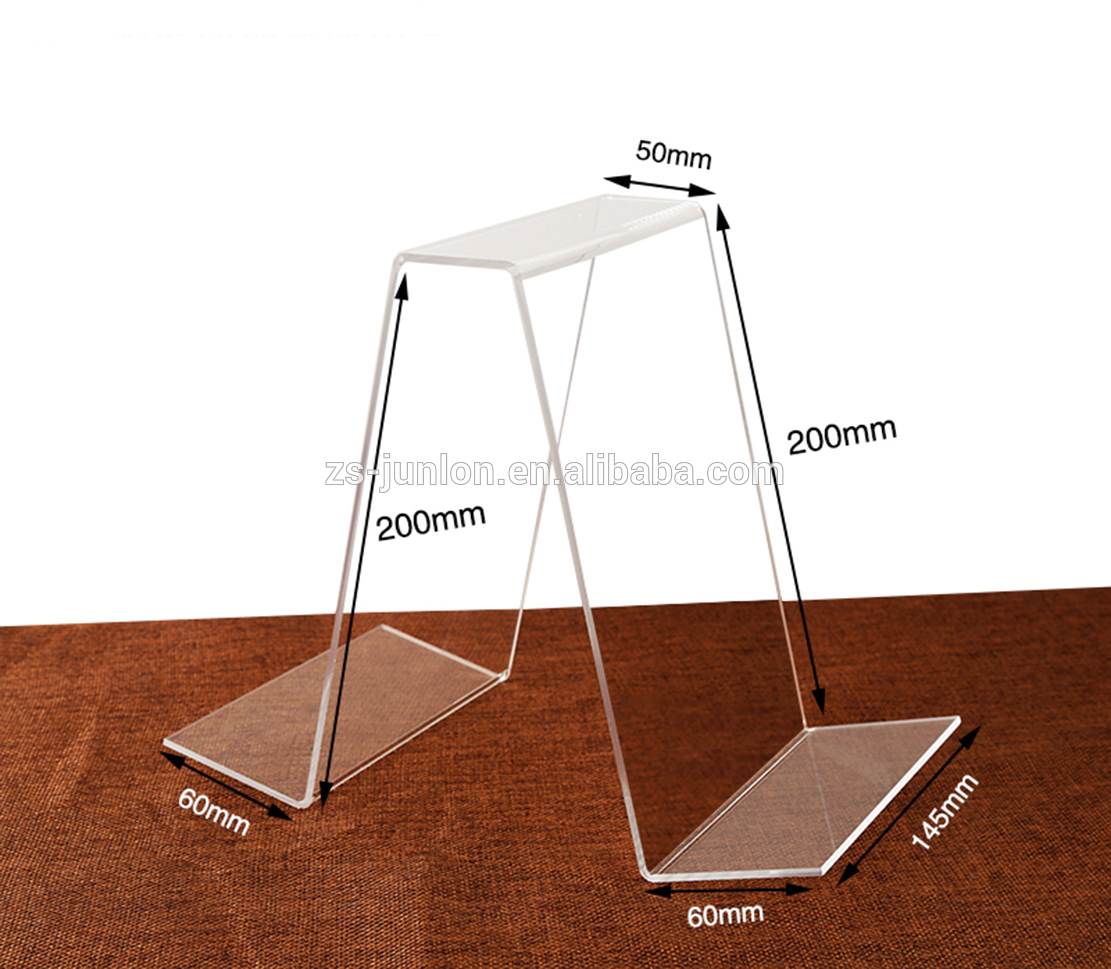 Customized Clear Acrylic Plastic Table Card Holders Display Stand