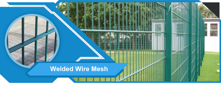 vinyl coated 75 x 75mm 25mm x 25mm galvanized 3D welded iron wire mesh fence