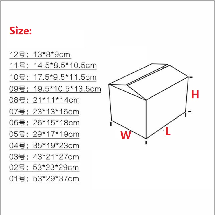 Custom Corrugated Cardboard Box Shipping Cartons Multi-Depth  5-Ply Corrugated Mailer Box for Shipping