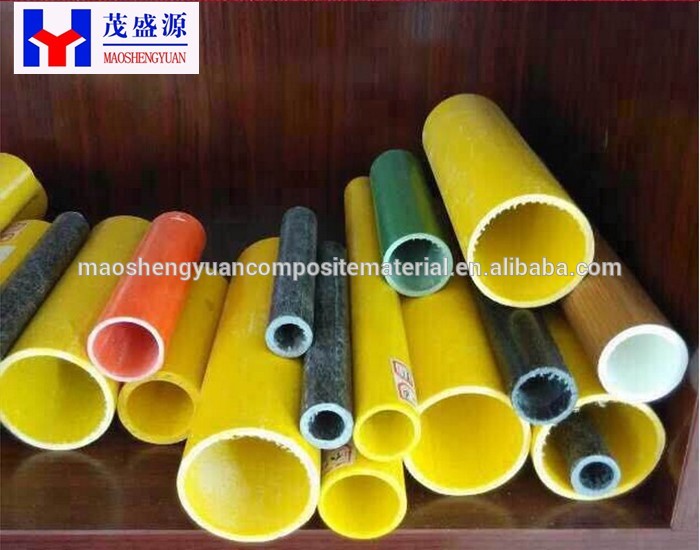 High quality GRP  round pipe  FRP pultruded profile fiberglass plastic tube