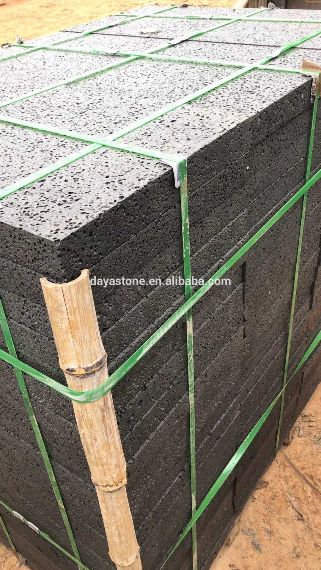 Chinese Black Basalt Stone Tiles For Wall Cladding