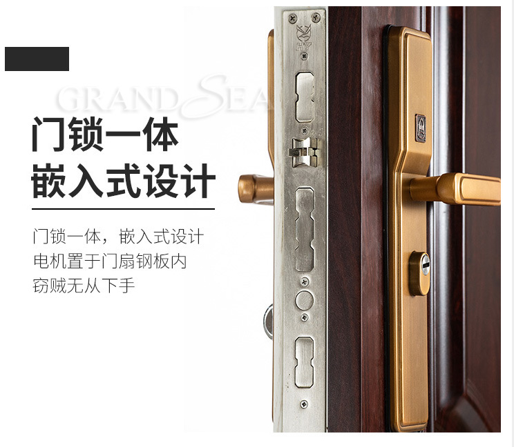 High quality low price bullet proof steel security door