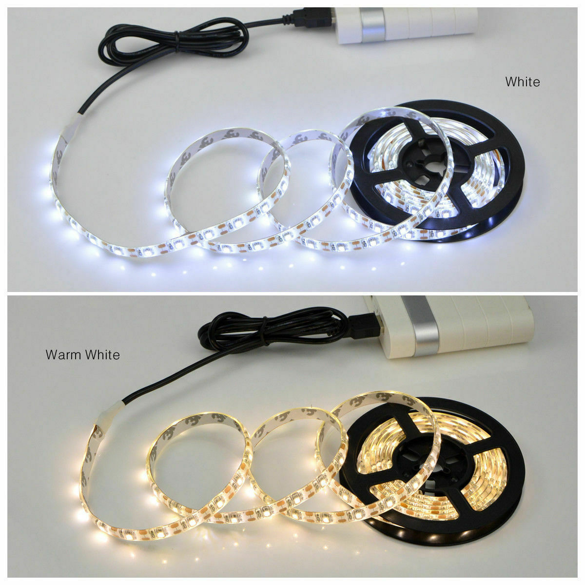 Flexible  USB Powered 5 V RGB LED Strip Light 2835 SMD 1M 2M 3M Waterproof Tape for TV Backlight Lighting With Remote Control