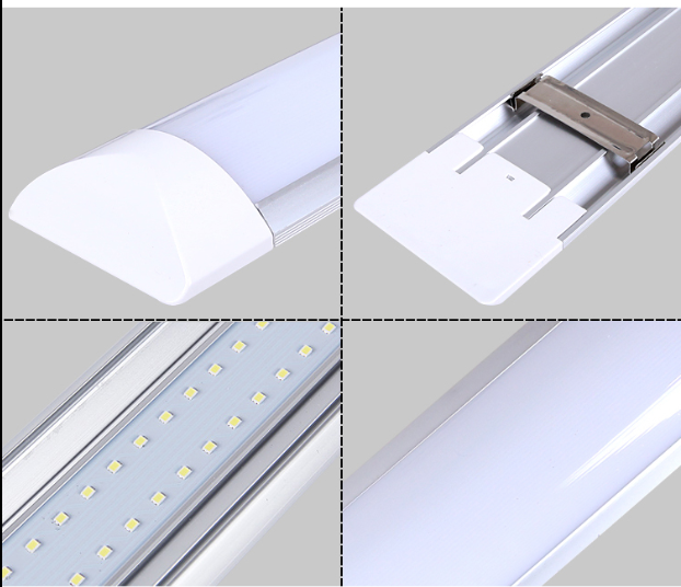 High lumen 36W LED Air Purification Smoking Lamp SMD2835 1200mm LED Batten Lights Commercial Office Celling Lighting Fixtures