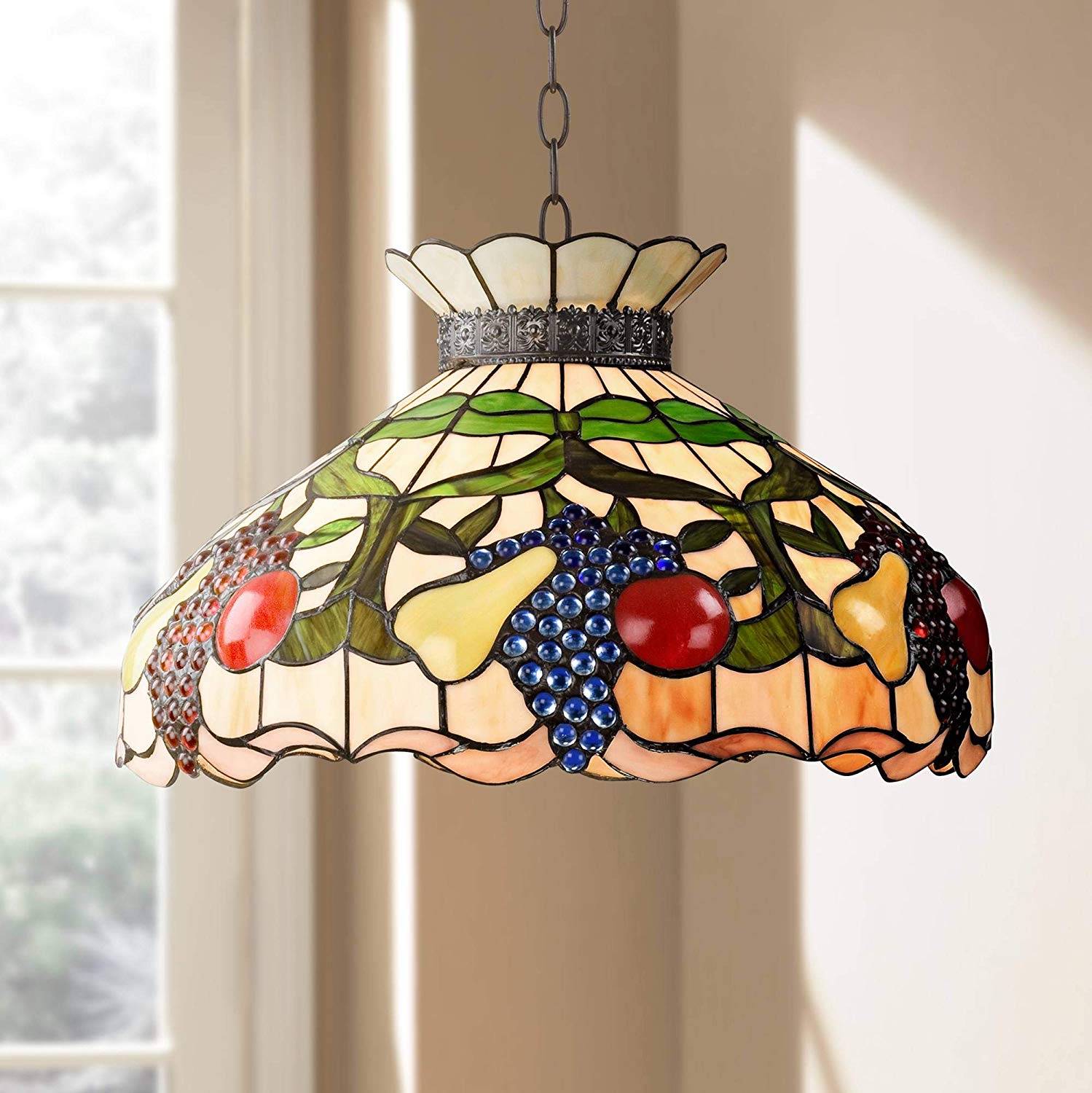 TFP-2991 Tiffany Decorative Art Stained Glass Pendant Chandelier Lighting restaurant lamp