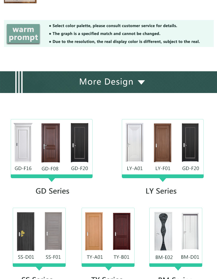 modern luxury design solid wood doors