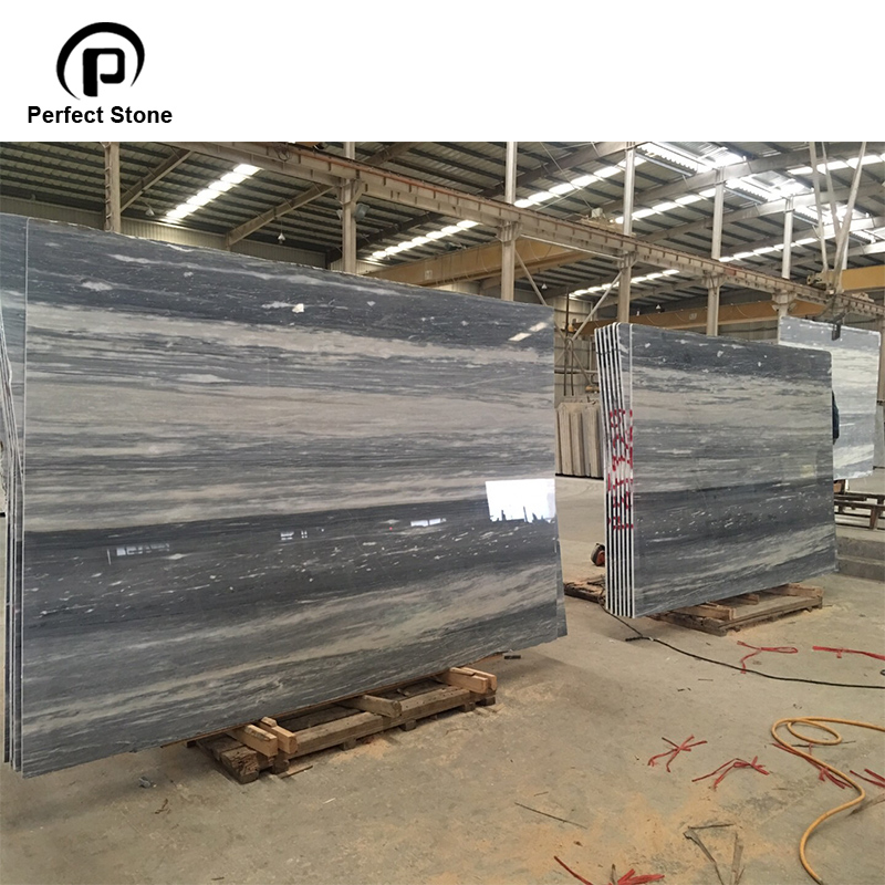 Light blue marble slab stone  hot sale for  cheaper