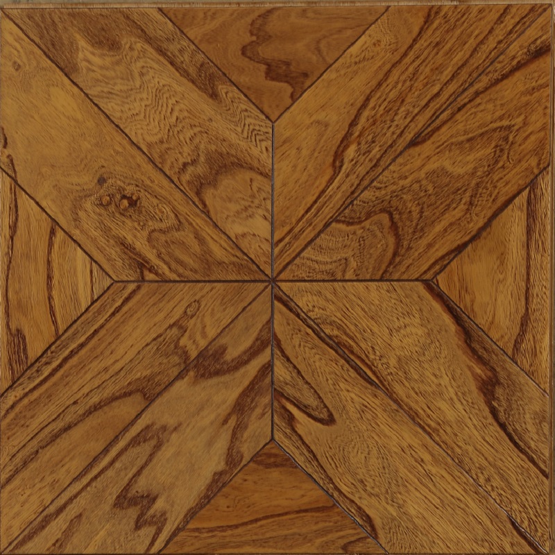 Brown Color Art Parquet Wood Flooring