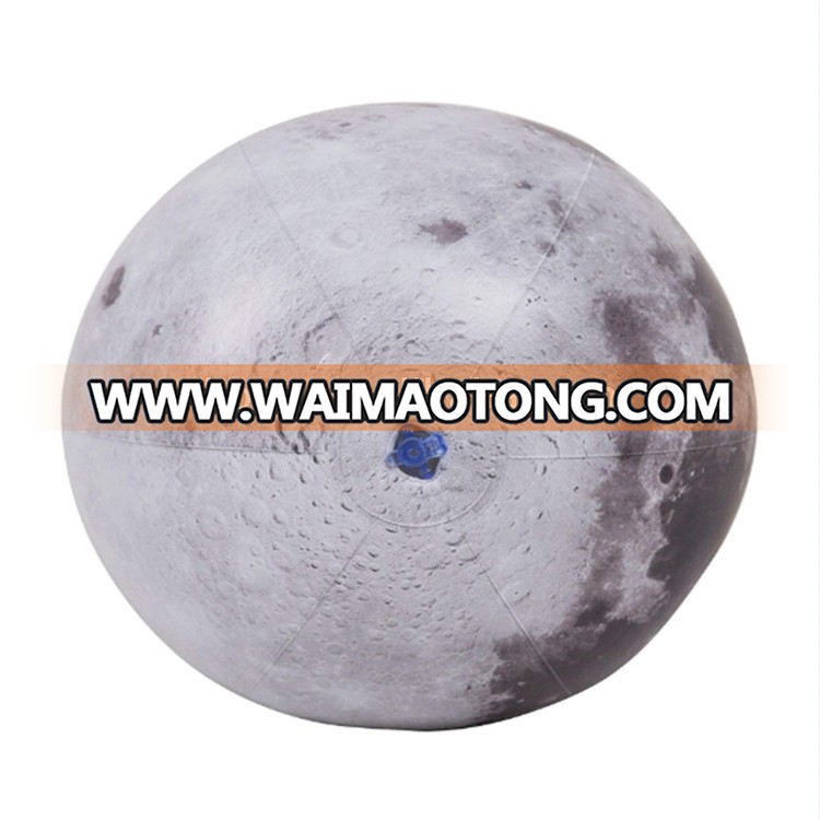 High quality pvc inflatable moon beach ball  for swimming toys