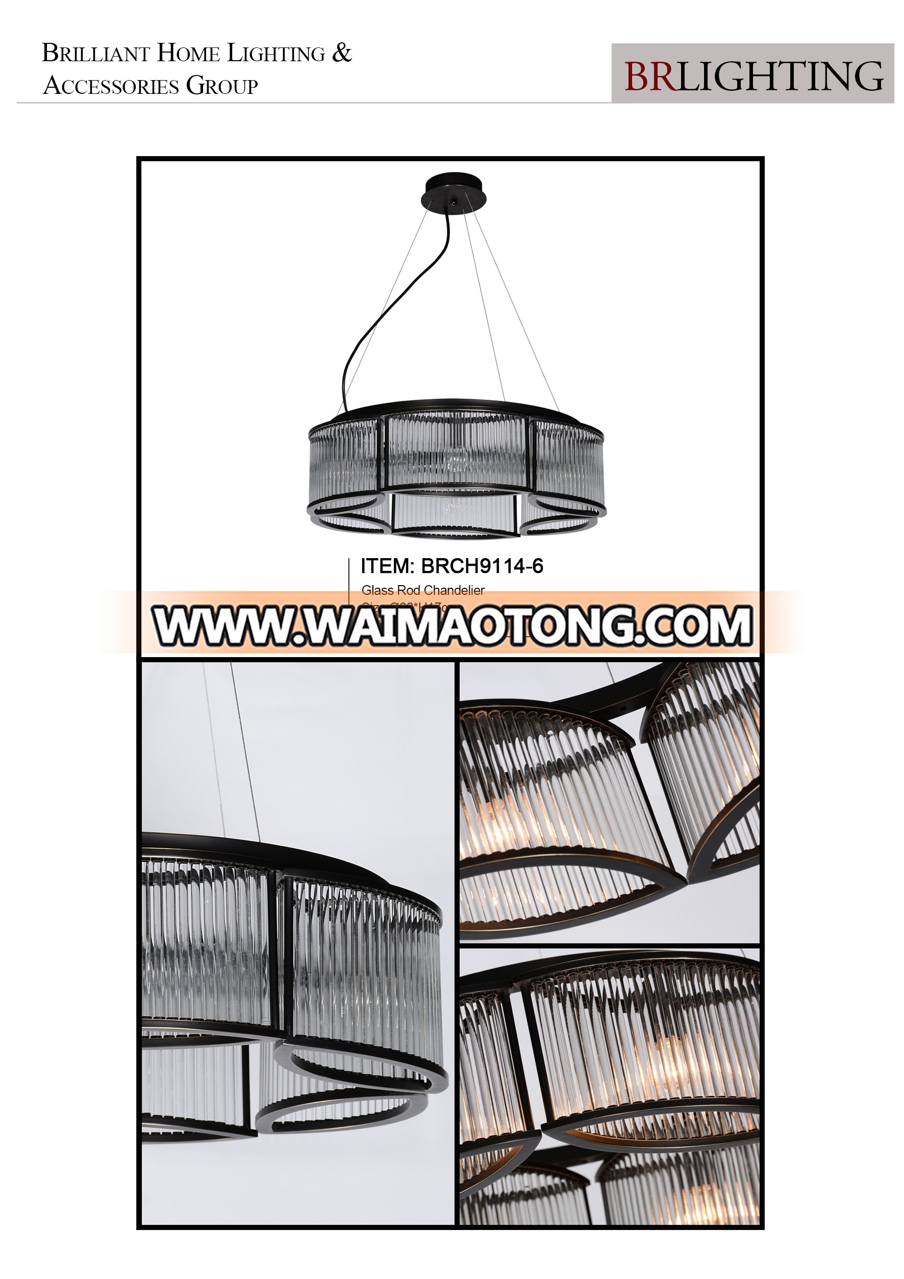 Modern Custom Large Glass Pendant Lamp Flush Mount Glass Chandelier For Hotel And Home