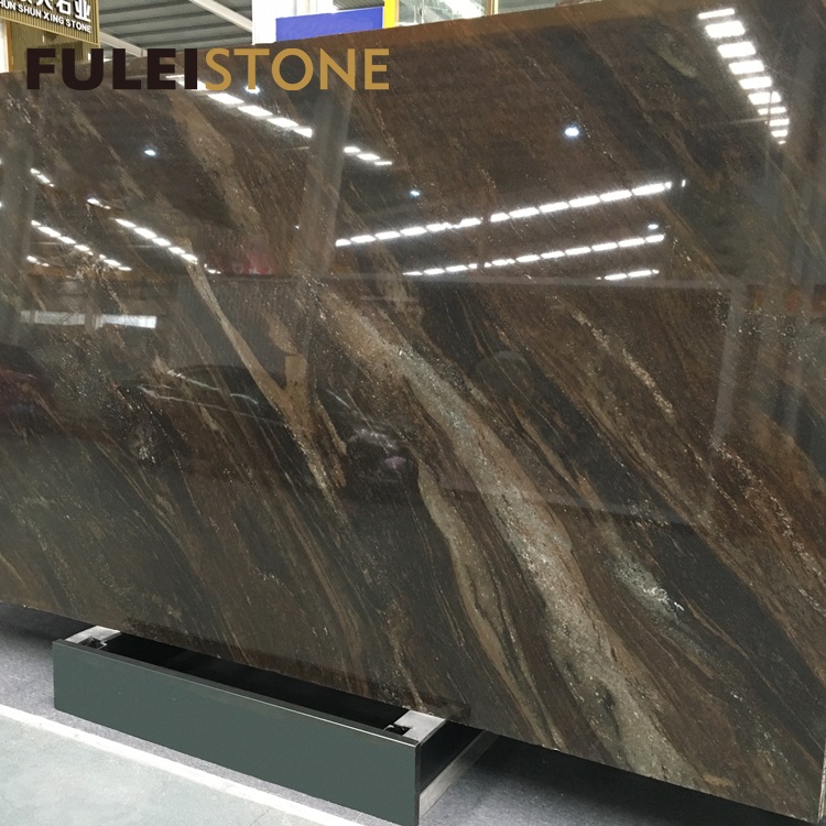 Copper Dune Brown Granite Slab Price Per Square Meter