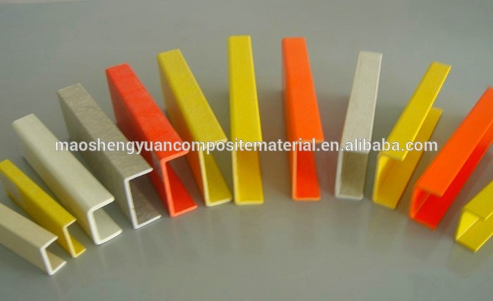 High strength  Pultruded profiles fiberglass  channel  FRP  U channel