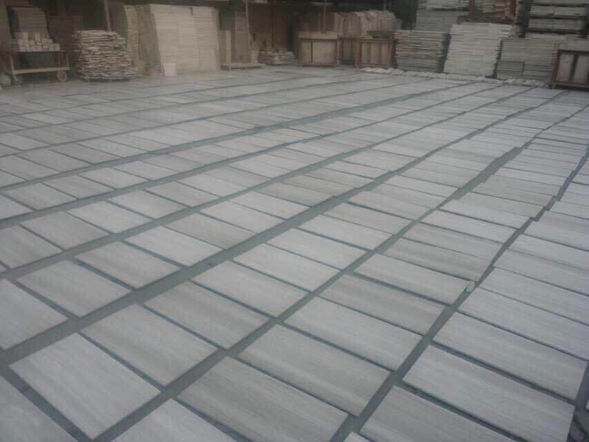 White&grey wood vein marble