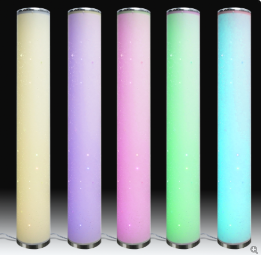 Floor lamp  LED  RGB cylinder standing  lamp  tube  floor lamp in living room  bedroom