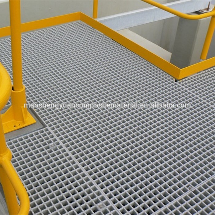 China manufacturers  glass fiber reinforced  plastic walkway grating fiberglass frp grp outdoor plastic flooring sheet