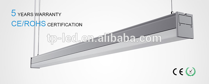 130lm/W dimmable supermarket pendant 50W led linear light