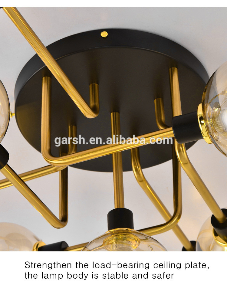 Nordic Glass Pendant Ceiling Light LED Modernas Lamparas De Techo For Living Room