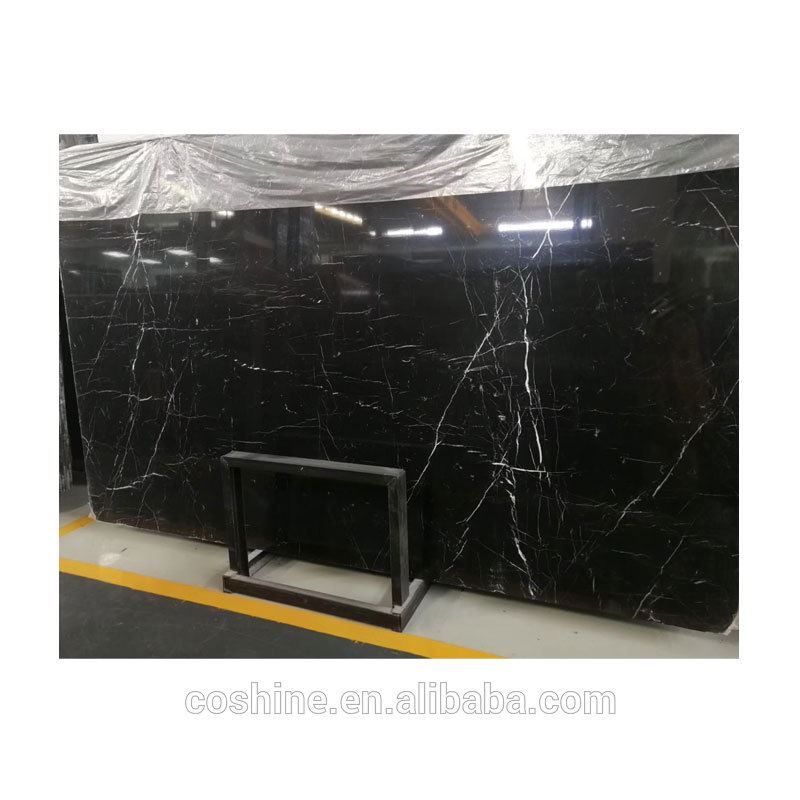 China Black Nero Marquina Marble Big Slab Best Price