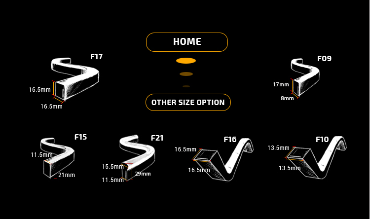 PVC housing IP68 rated waterproof smd 2835 led strip light flexible led neon tube