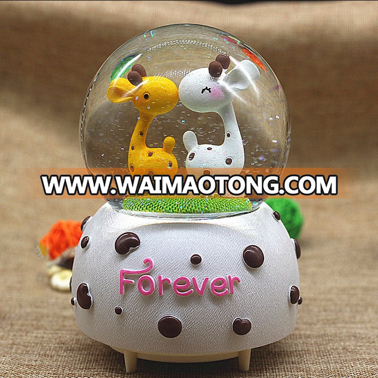 Crystal ball music box music box creative birthday gift girl girlfriends send children children Valentine's Day gifts