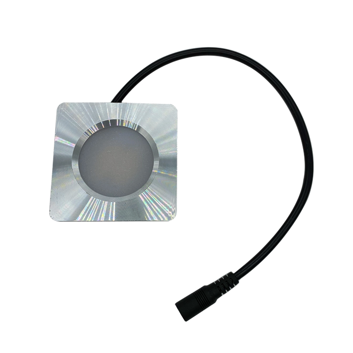 Puck Light  5.5mm Female Plug Wire Dome Light 10-30V 12V 24V AC or DC Square or Round Down Lamp Ceiling Light