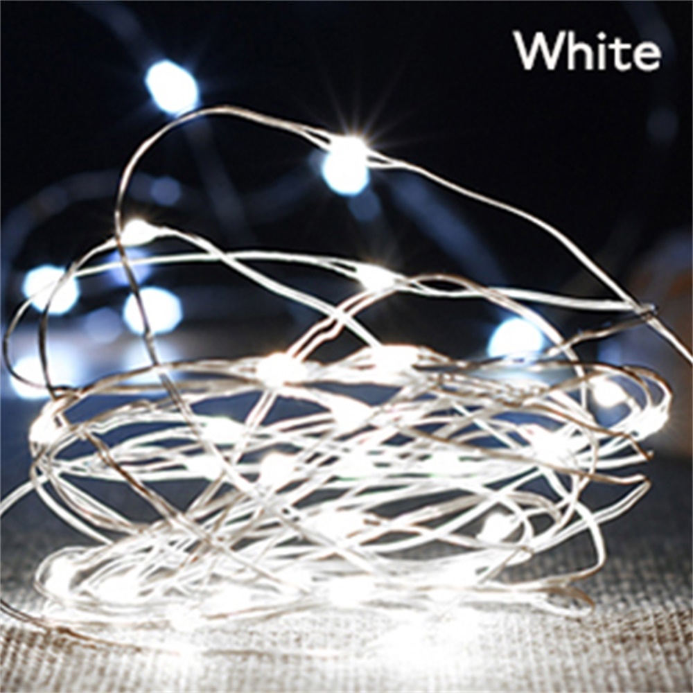 1M RGB Flash LED Cork Shaped LED Copper Wire String Light Wine Bottle lamps