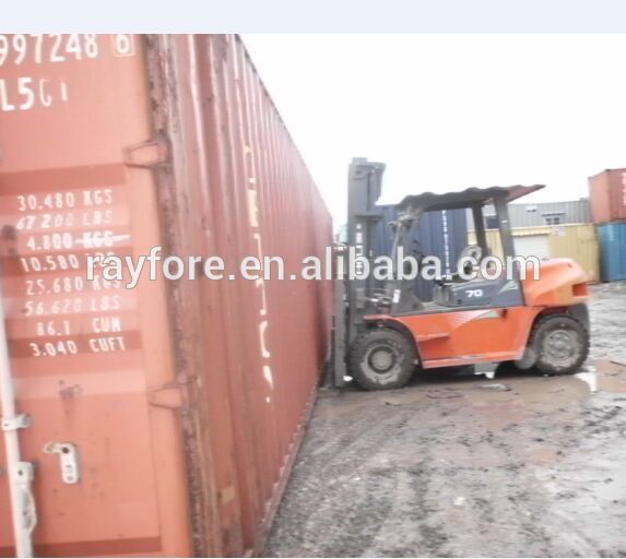 Ningbo Qingdao CSC Certified 45HQ 45ft high cube Used Shipping Container with Cargo Worthy Condition