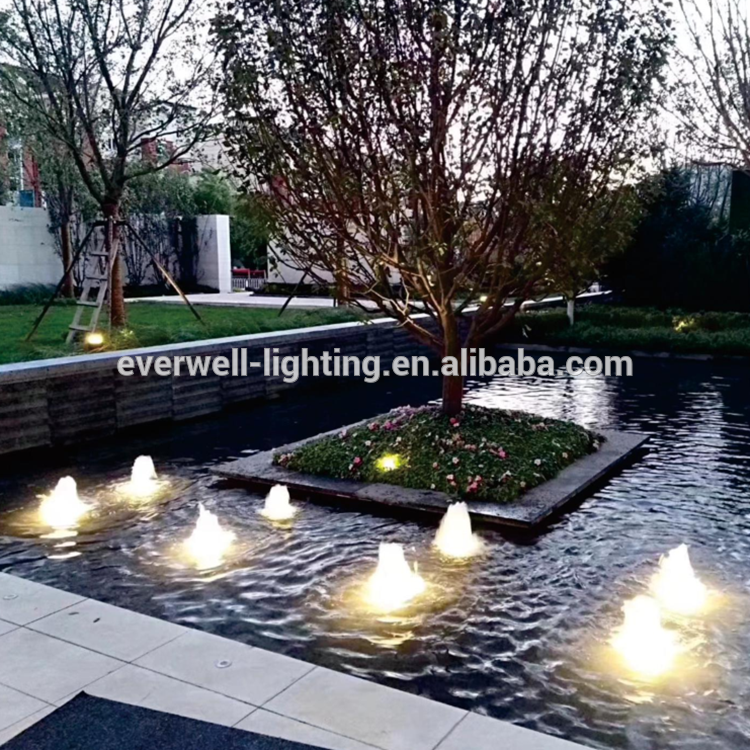 316Lstainless steel 27W RGB DMX control led fountain lights