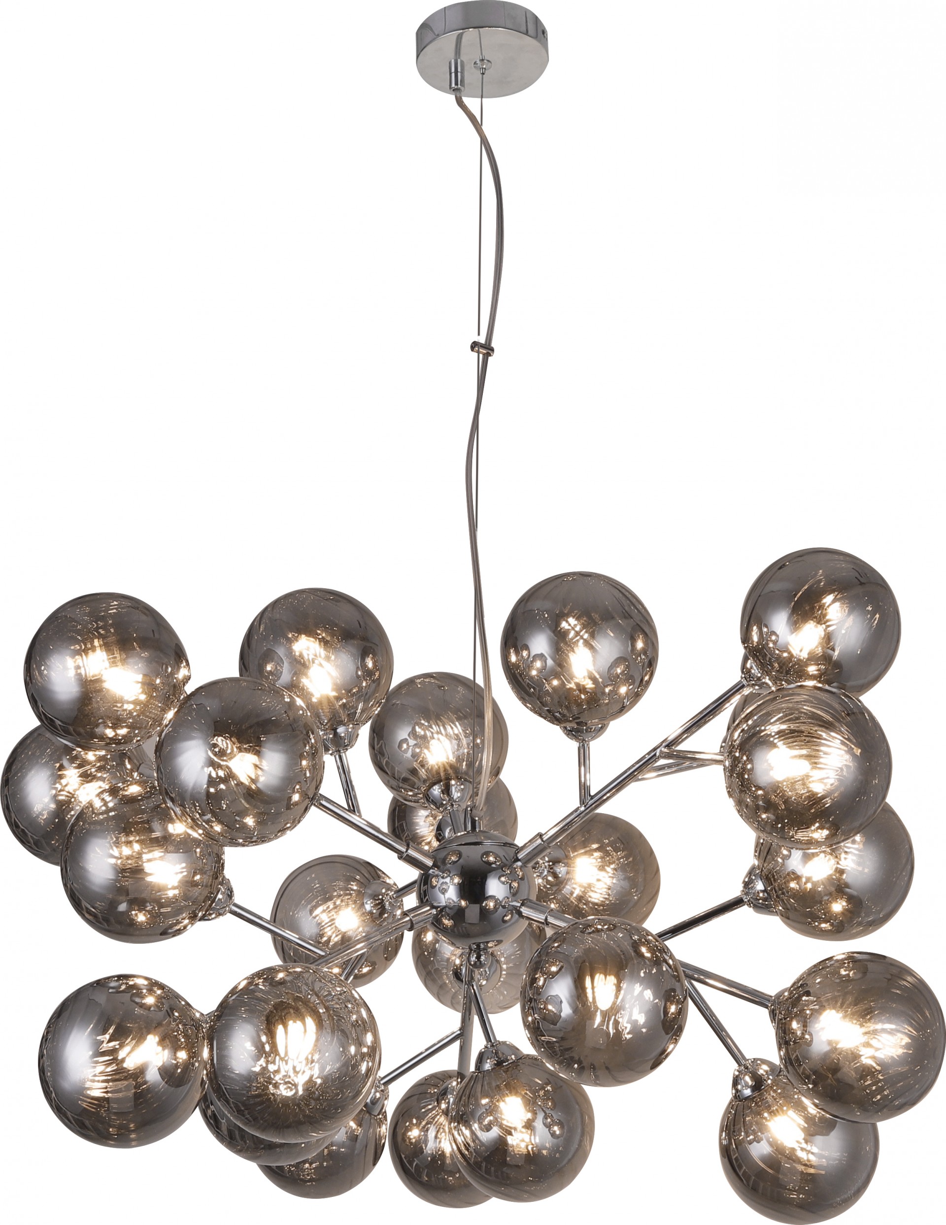 High Quality  Modern European  Iron 24 Light Globe Chandelier Pendant Lamp Suitable For Hotels, Villas, Apartments