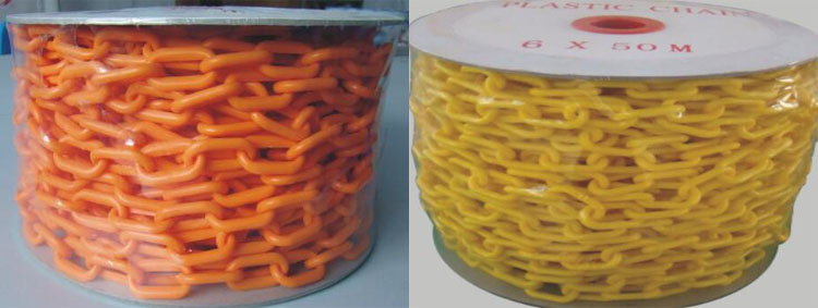 Hot sale HDPE 6mm Road Traffic Safety Warning Plastic 50M Chain Link